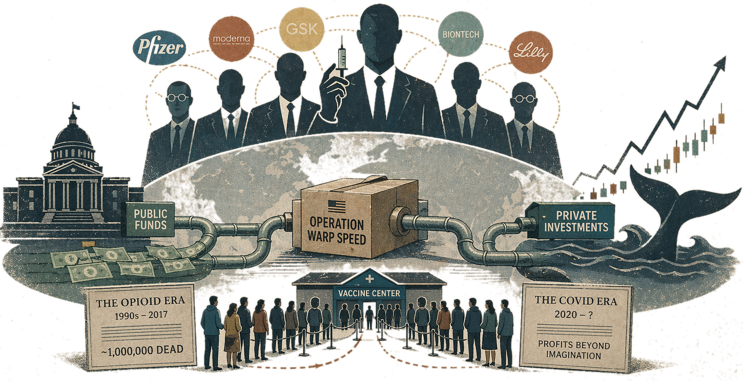 COVID-19 crisis investigation illustration